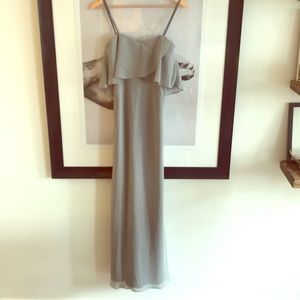 Never Worn Theia strapless dress